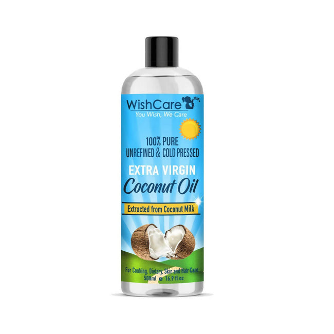 Wishcare Premium Cold Pressed Extra Virgin Coconut Oil Hover Image