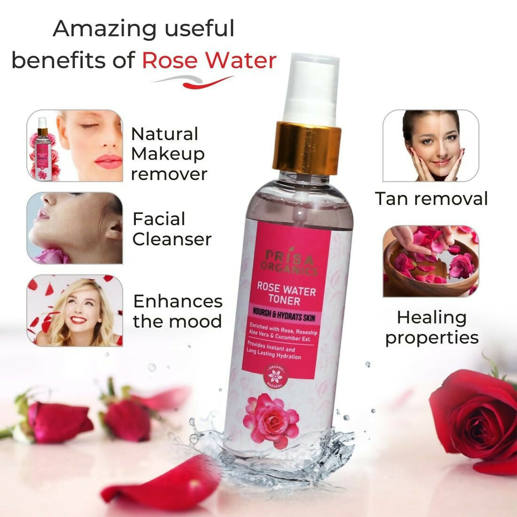 Prisa Organics Rose Water Toner