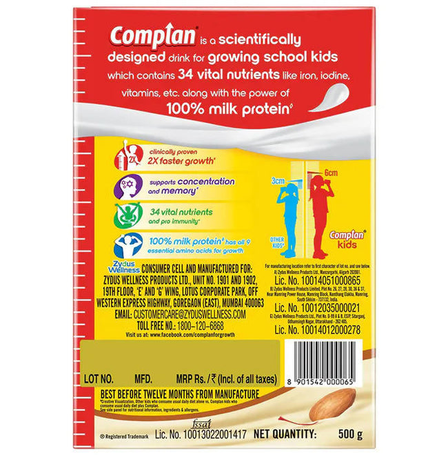 Complan Nutrition and Health Drink Kesar Badam Refill Main Image