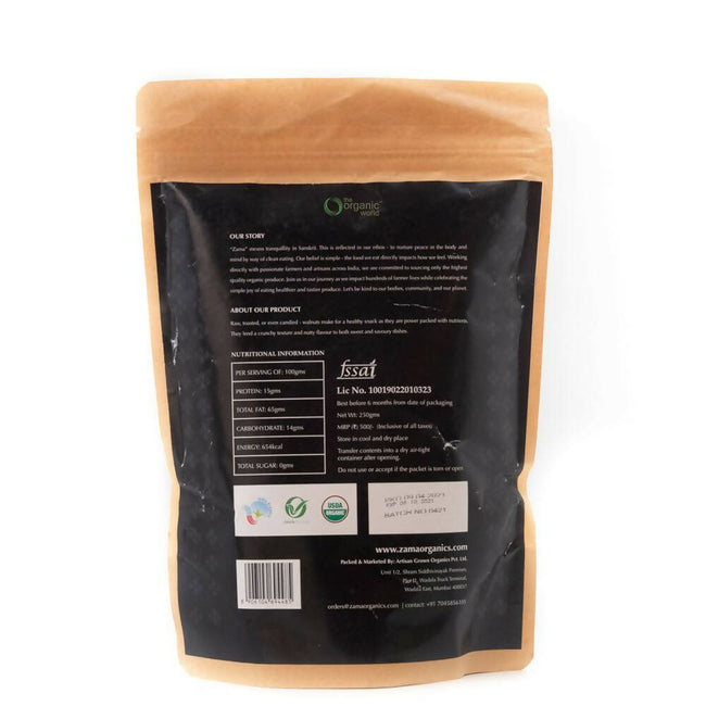 Zama Organics Walnut Kernels Main Image