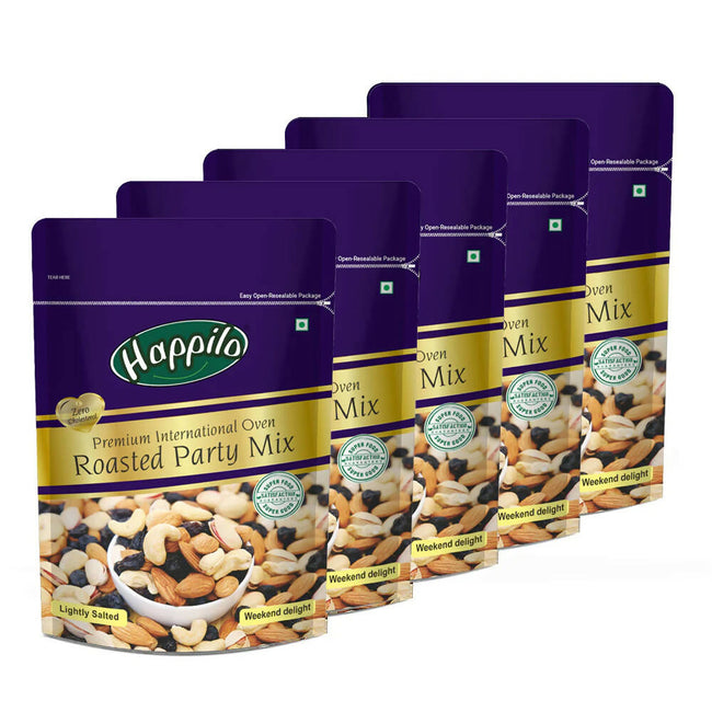 Happilo Premium Oven Roasted & Lightly Salted Party Mix Main Image