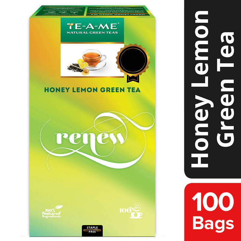 Teame Honey Lemon Green Tea Renew Tea Bags