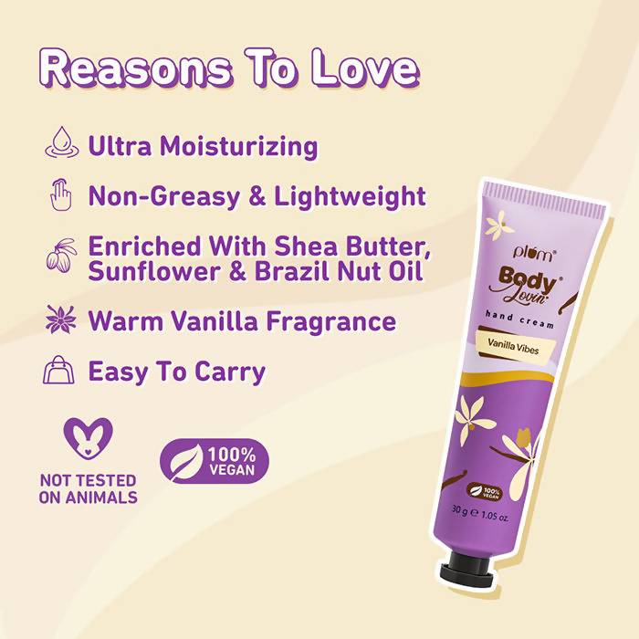 Plum Bodylovin' Vanilla Vibes Hand Cream