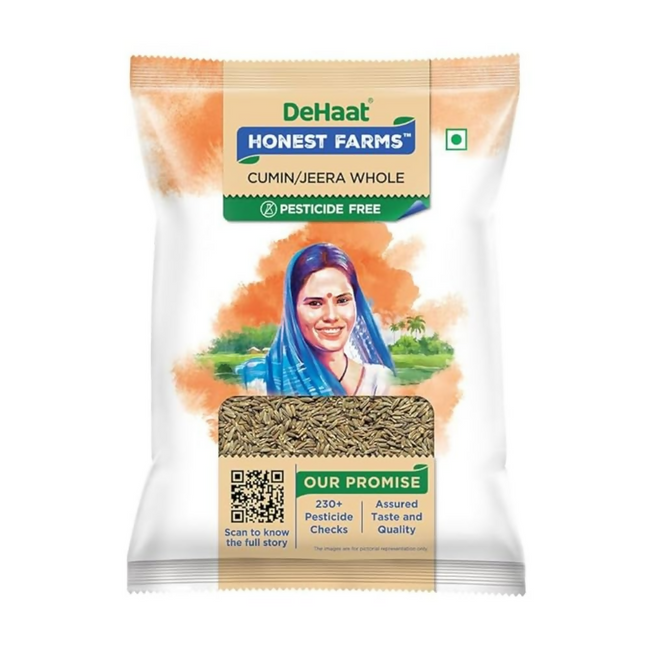 DeHaat Honest Farms Pesticide Free Cumin(Jeera) Whole Hover Image