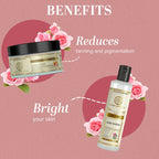 Khadi Natural Rose & Papaya Face Scrub + Rosewater Skin Toner