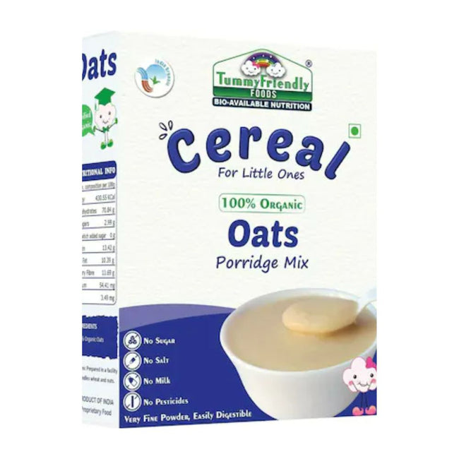 TummyFriendly Foods Certified Organic Oats Porridge Mix for 6 Months Old Hover Image
