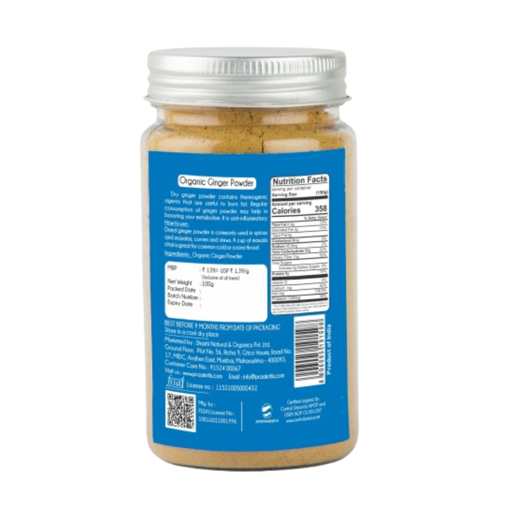 Praakritik Organic Ginger Powder