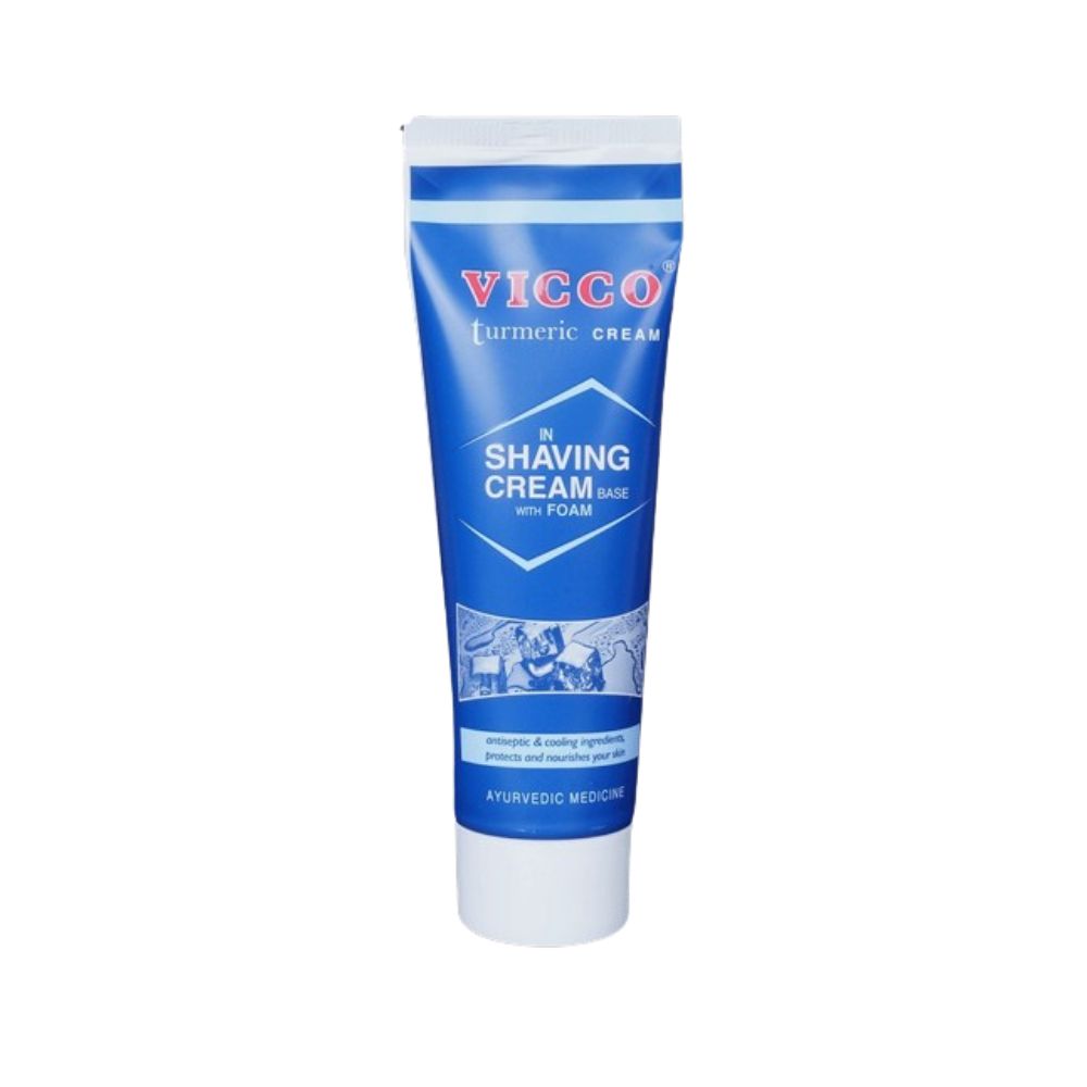 Vicco Turmeric Shaving Cream With Foam Base