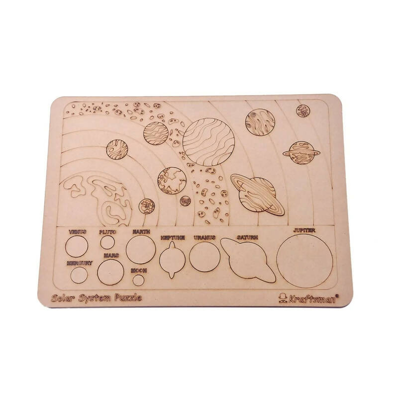 Kraftsman Solar System Learning Puzzle Board | Color Kit included