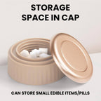 Borosil Cosmic Insulated Water Bottle Tumbler - 320ml (Gold)