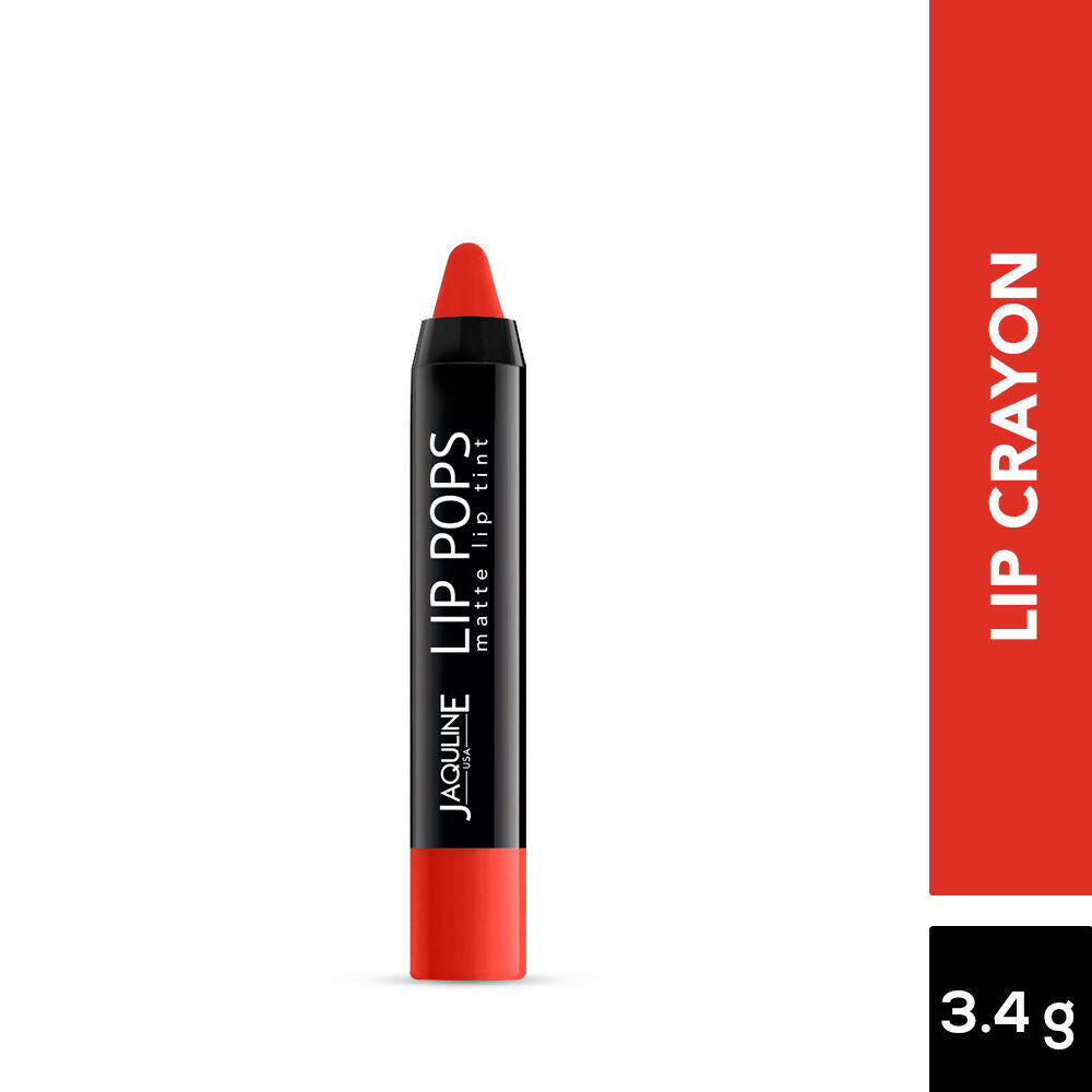Jaquline USA Lip Pops Matte Lip Tint - Red Pop 02