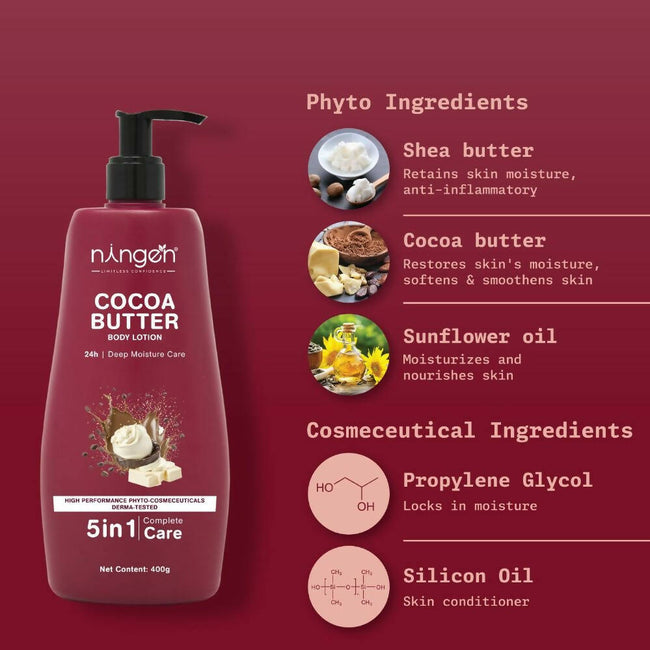 Ningen Cocoa Butter Body Lotion Main Image