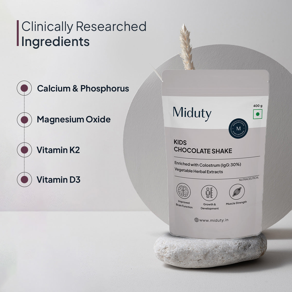 Miduty by Palak Notes Kids Chocolate Shake Powder