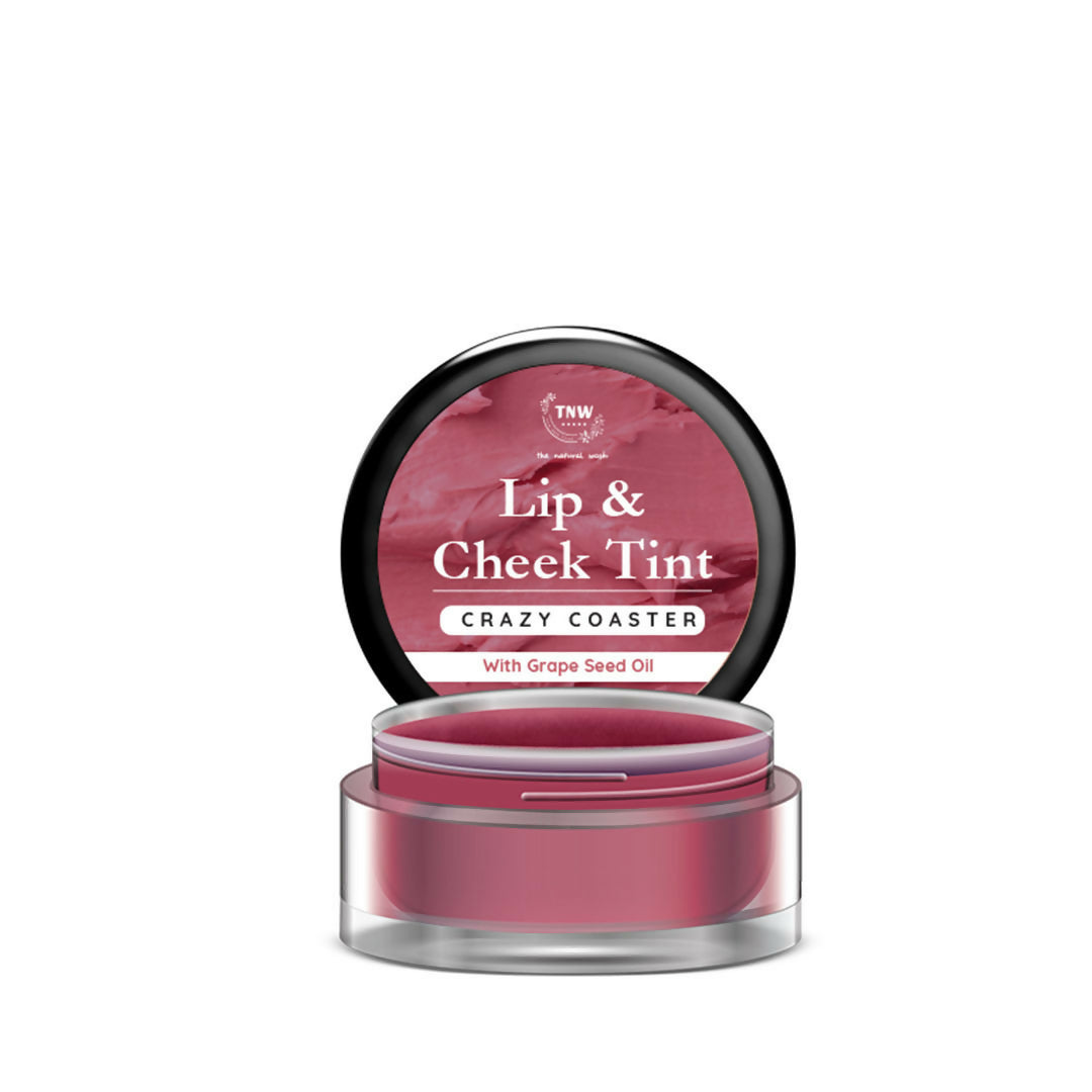 The Natural Wash Crazy Coaster Lip & Cheek Tint with Grape Seed Oil