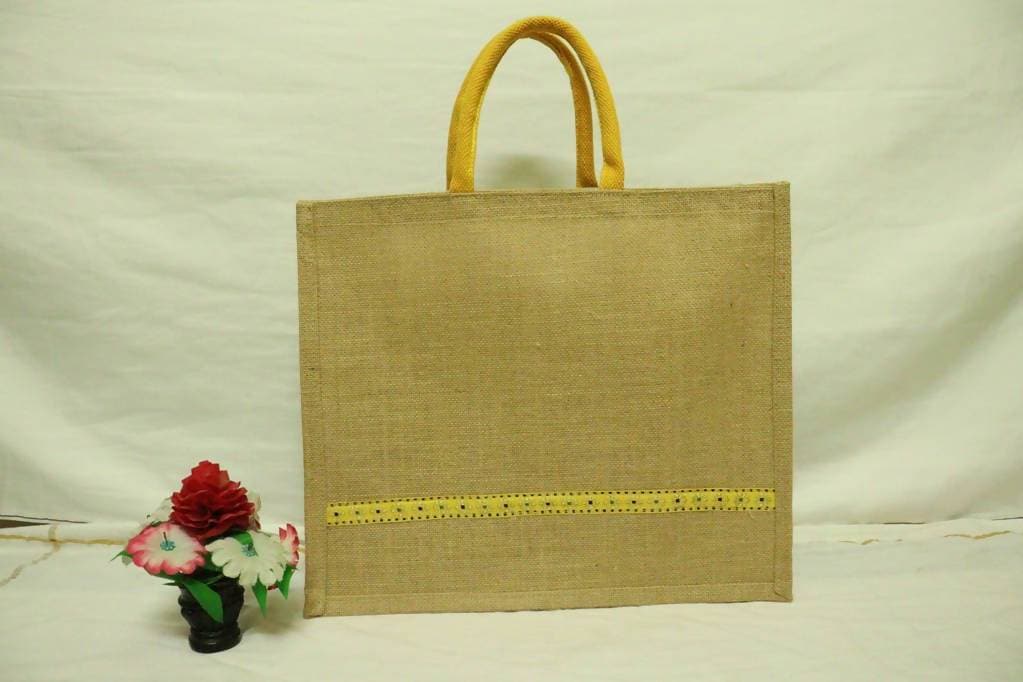 Natural Color Grocery Jute Bag