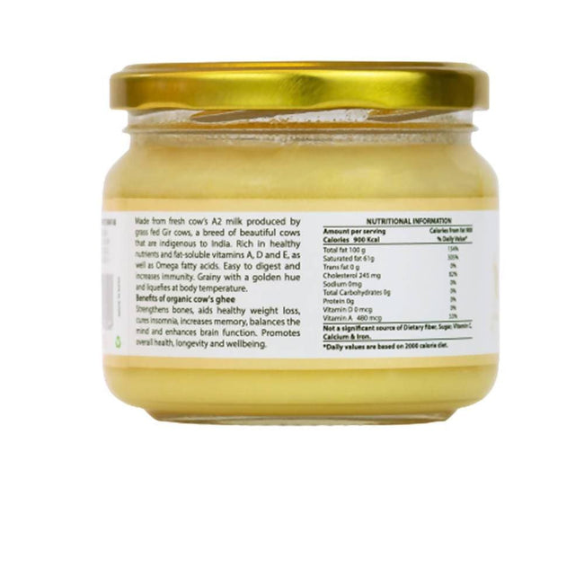 Azafran Infusions Grass Fed Gir Cow’s Organic A2 Ghee | Natural & Pure Ghee | Traditional Clarified Butter Main Image
