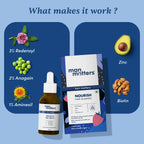 Man Matters Hair Growth Combo - Biotin Hair Gummies & Advanced Hair Serum