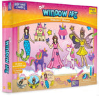 Imagimake Window Art Princess & Unicorn Suncatcher Kit Unicorn Toys for Girls Age 5-8 Craft Kits
