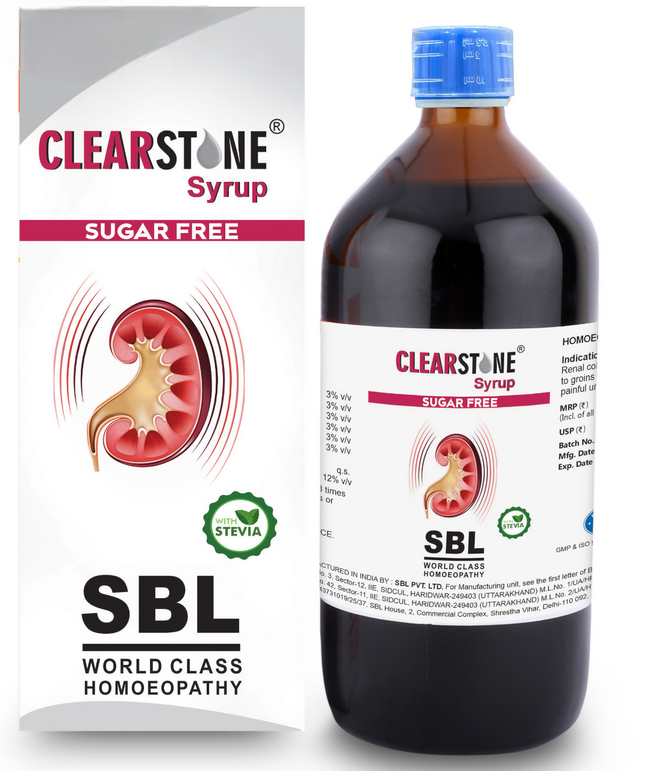SBL Homeopathy Clearstone Syrup (Sugar Free) Hover Image