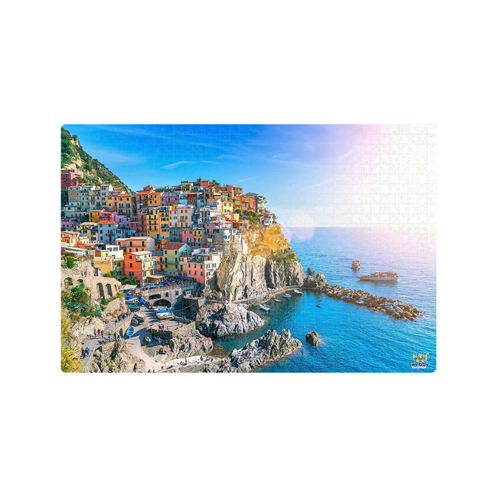 Webby Wooden Cinque Terre Jigsaw Puzzle-1000 Pcs