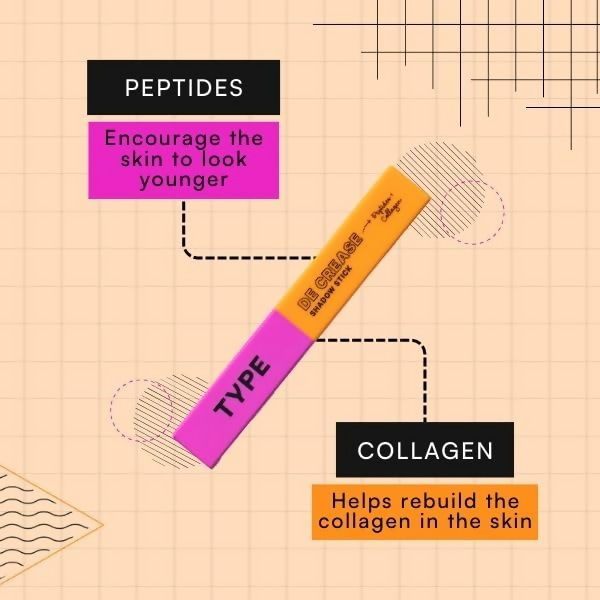 Type Beauty De Crease Eye Shadow Stick - Bordeaux 703