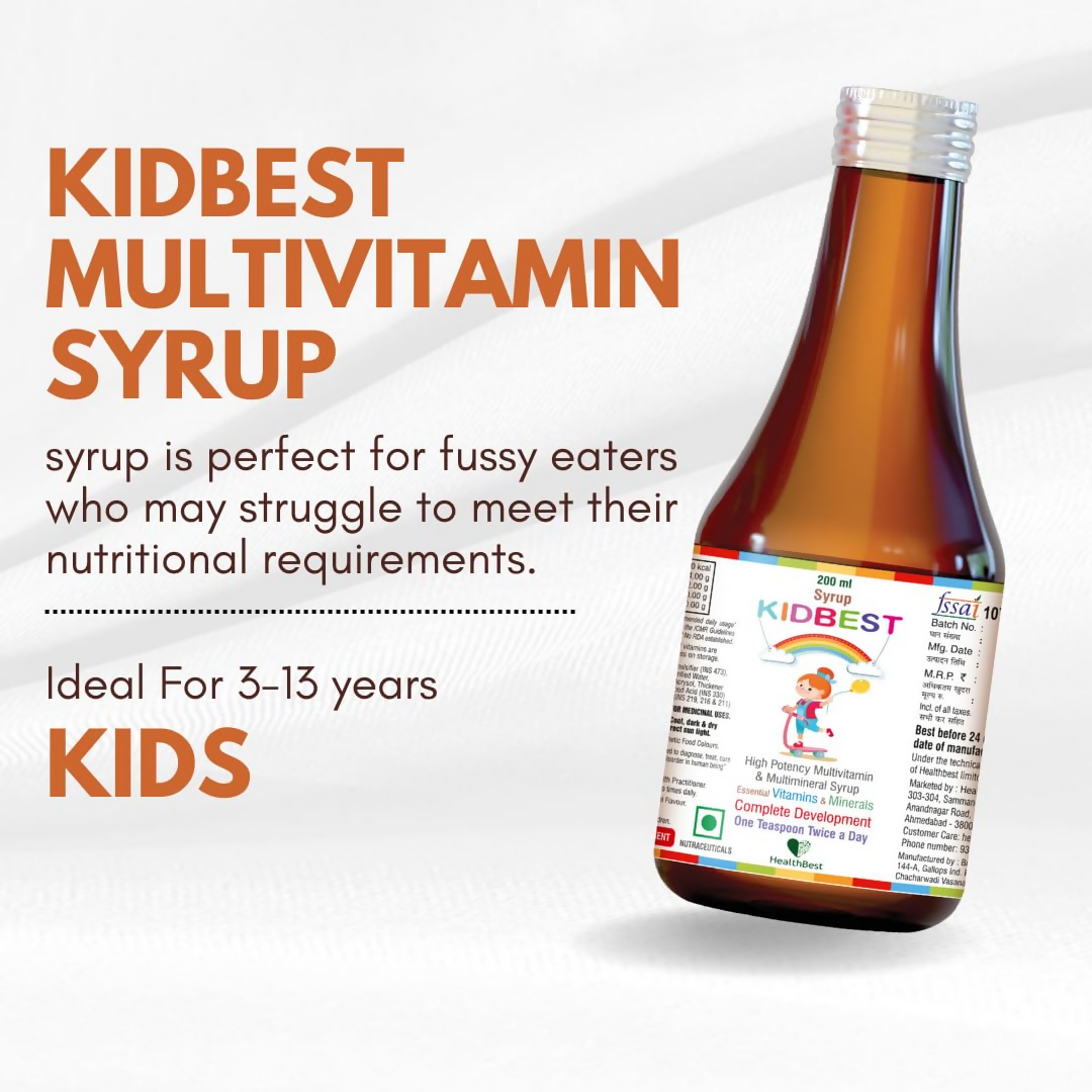 HealthBest Multivitamin Syrup For Kids