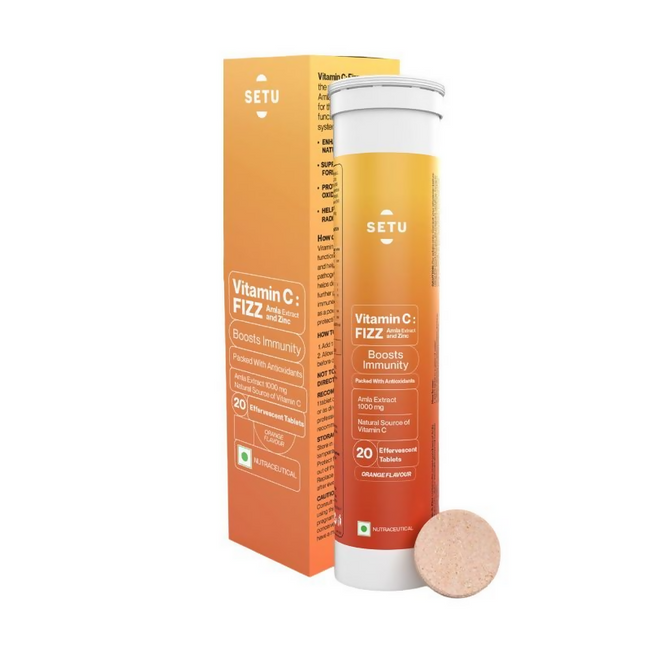 Setu Vitamin C Fizz Effervescent Tablets Hover Image