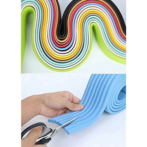 Safe-O-Kid Unique High Density- Prevents From Head Injury Multi-Functional 2 Meter Edge Guard - Grass Green Main Image