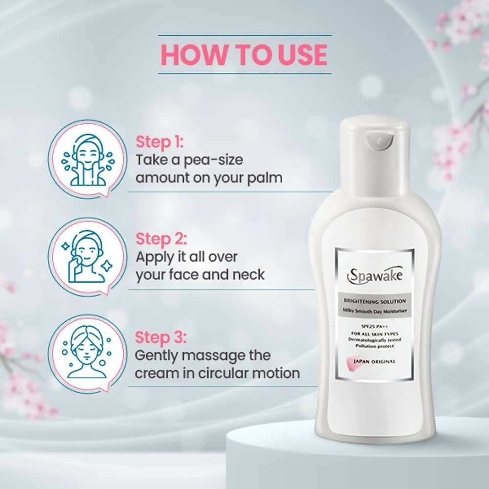Spawake Brightening Solution Milky Smooth Day Moisturiser