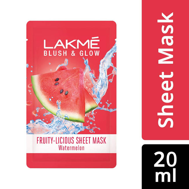 Lakme Blush And Glow Watermelon Sheet Mask Main Image