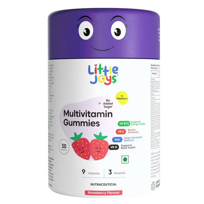 Little Joys Multivitamin Gummies For Mothers - Strawberry Flavor Hover Image