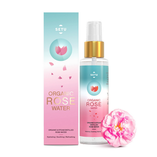 Setu Organic Rose Water Spray Hover Image