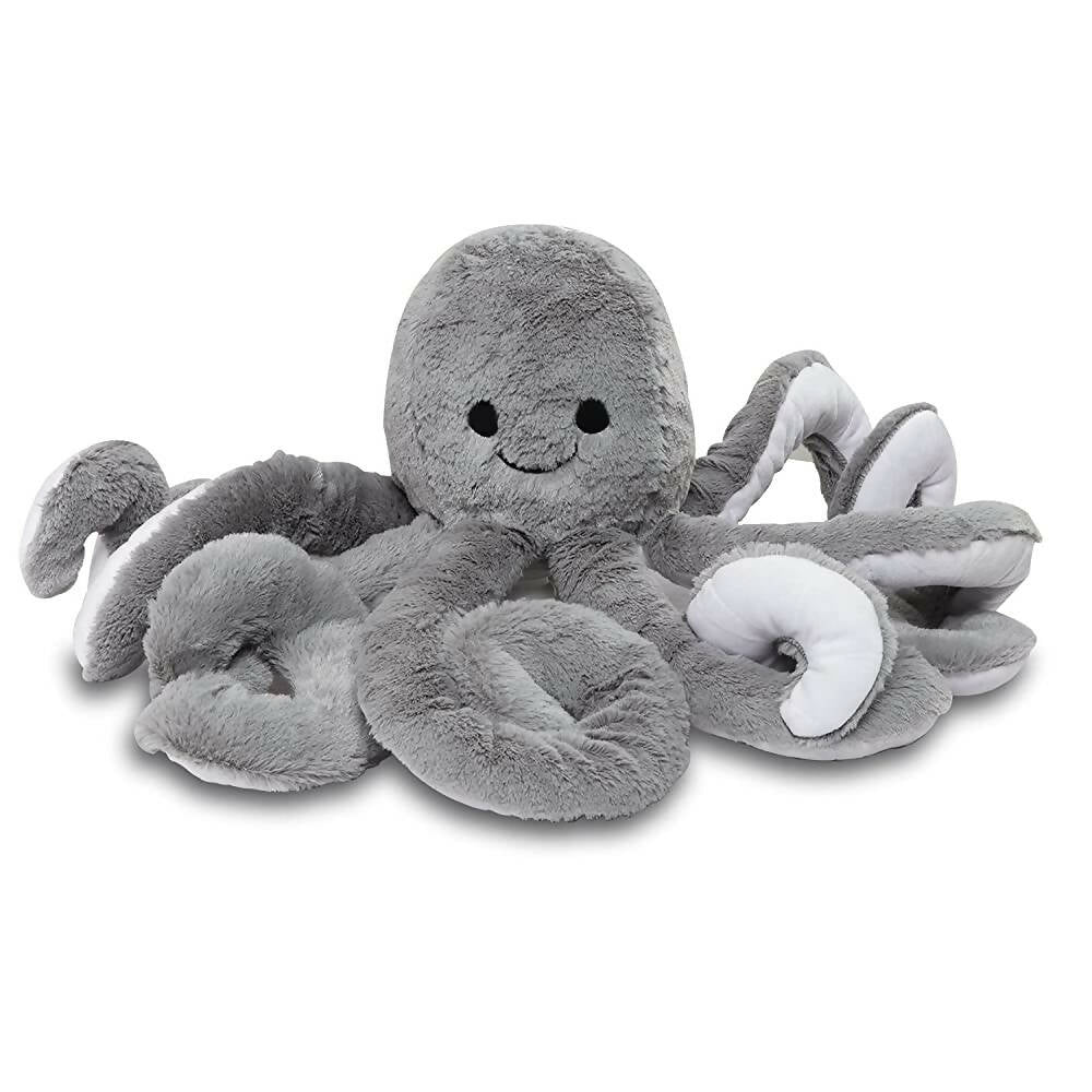 Webby Giant Realistic Stuffed Octopus Animals Soft Plush Toy-Grey