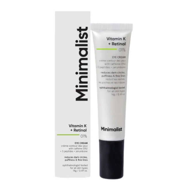 Minimalist Vitamin K + Retinal 1% Eye Cream Hover Image