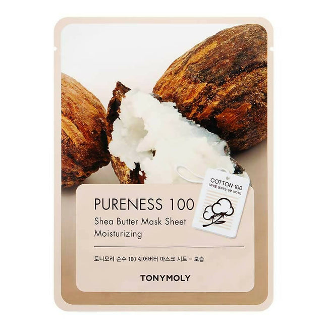 Tonymoly Pureness 100 Shea Butter Mask Sheet - Korean Skincare Hover Image