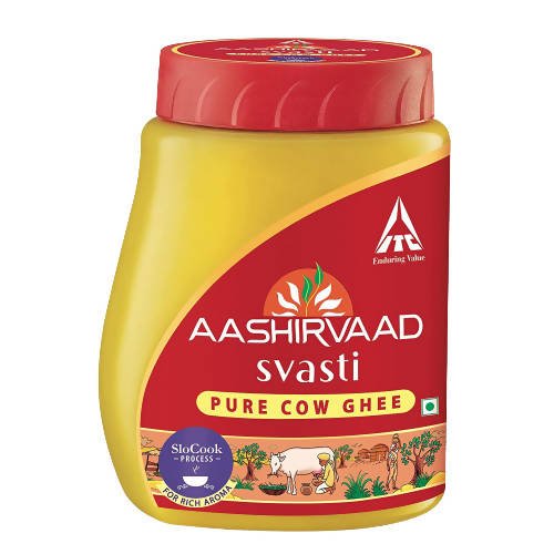 Aashirvaad Svasti Pure Cow Ghee | Premium Desi Ghee with Rich Aroma Hover Image