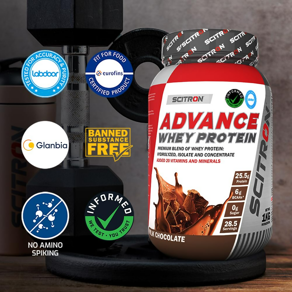 Scitron Advance Whey Protein Milk Chocolate Flavor