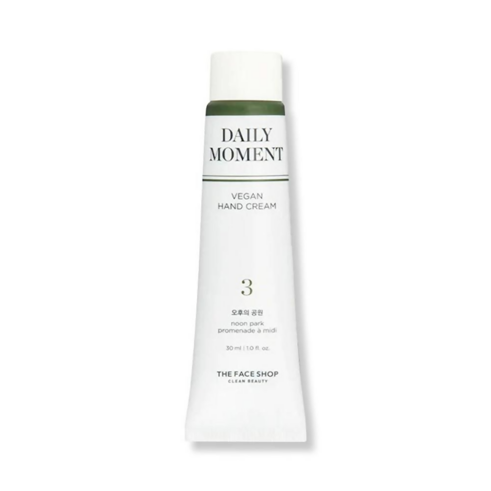 The Face Shop Non-Greasy Vegan Hand Cream - Noon Park With Hyaluronic Acid
