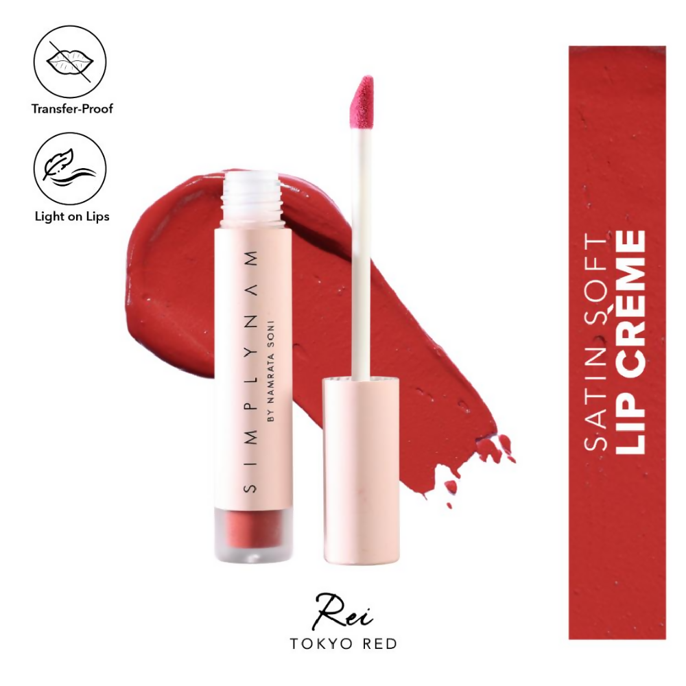 Simply Nam Satin Soft Lip Creme - Rei Toyko Red
