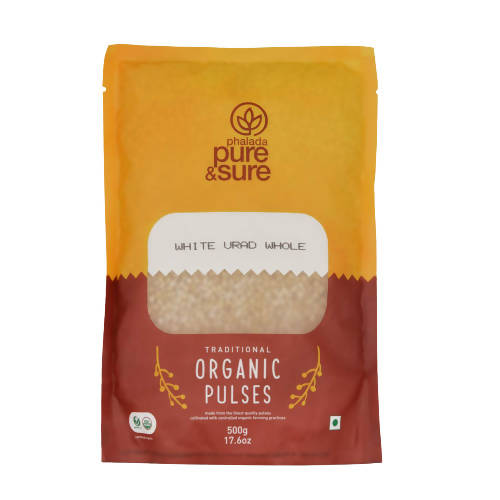 Pure & Sure White Urad Dal Whole Organic Pulses Hover Image