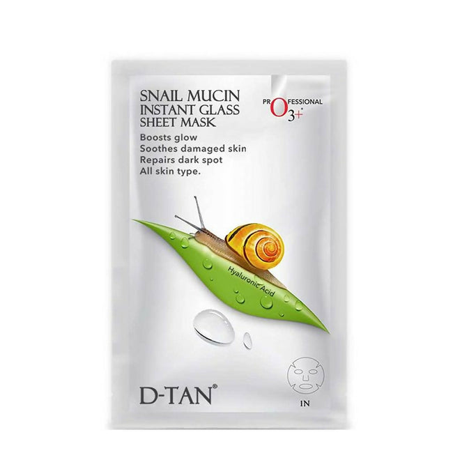 Professional O3+ Snail Mucin Instant Glass Sheet Mask Hover Image