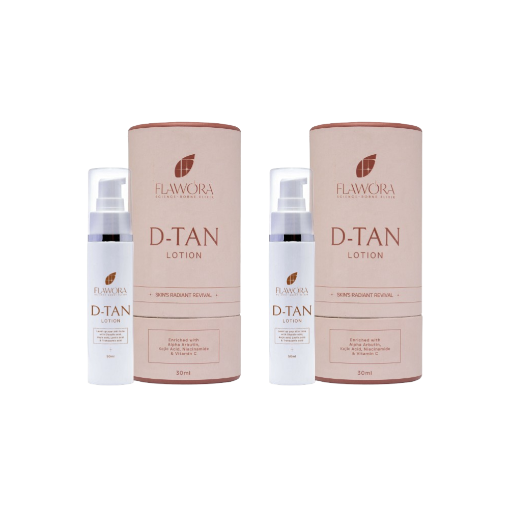 Flawora D-Tan Lotion for Pigmentation & Tan Removal For Dark Spots