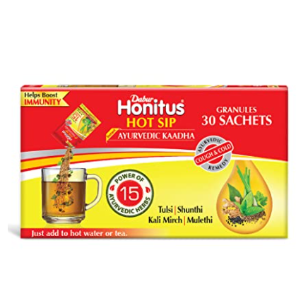 Dabur Honitus Hot Sip Ayurvedic Kadha Hover Image