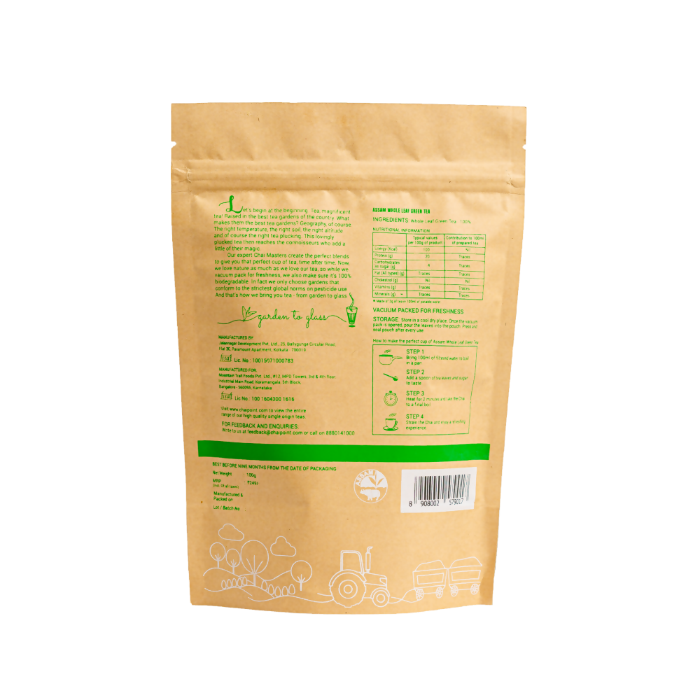 Chai Point Assam Whole Leaf Green Tea