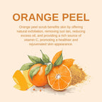Kimayra Natural Orange Peel Face & Body Scrub For Brightens Skin Tone, Tan Removal Scrub