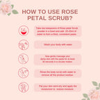 Kimayra Natural Rose Petal Face & Body Scrub For Brightening Skin, Help in Reduce Fine Lines, Wrinkles & Blemishes