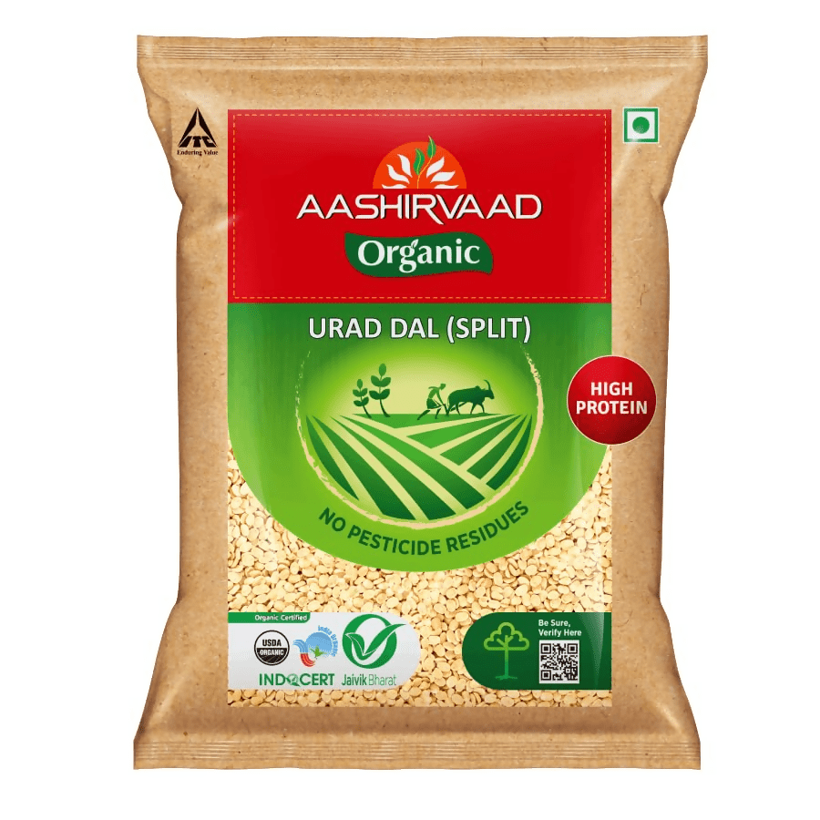 Aashirvaad Organic Urad Dal (Split)