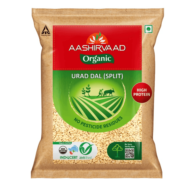 Aashirvaad Organic Urad Dal (Split) Hover Image