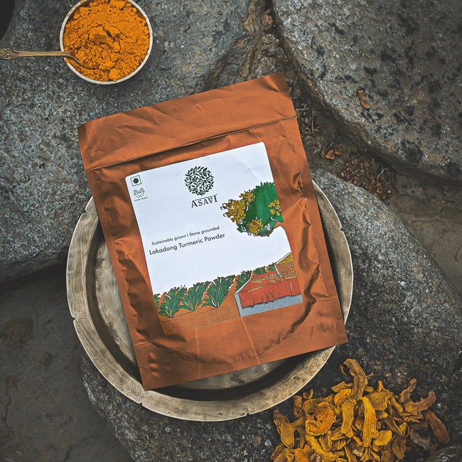 Asavi Stonemade Lakadong Turmeric Powder Main Image