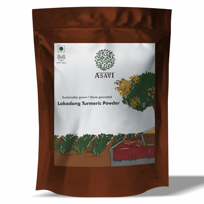 Asavi Stonemade Lakadong Turmeric Powder Hover Image